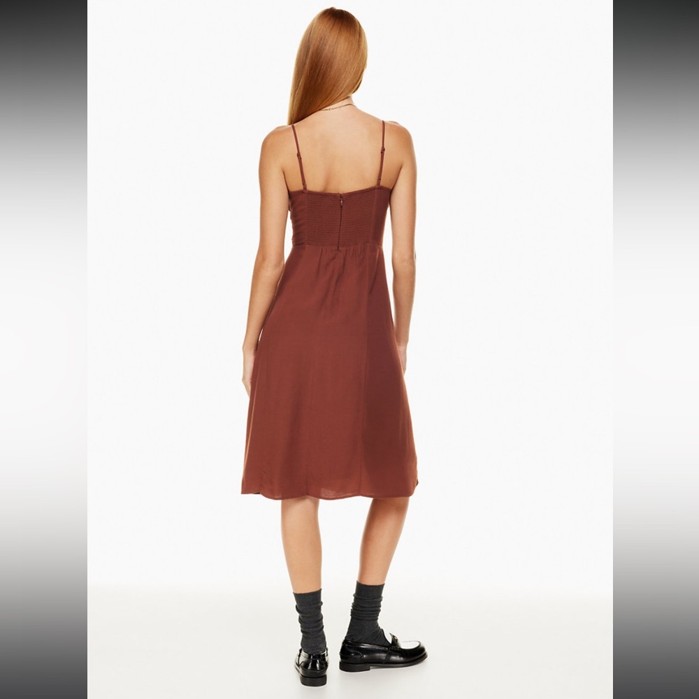 🆕 • NWT• Sunday Best Delilah Midi Dress, XL Colour: Black (Aritzia) 🖤🖤🖤 - Picture 7 of 9